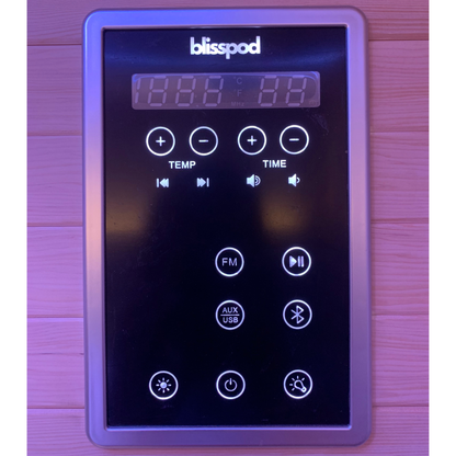 Blisspod | Helsinki | Full Spectrum Ultimate Indoor Sauna | Red Light Therapy | 2 Person